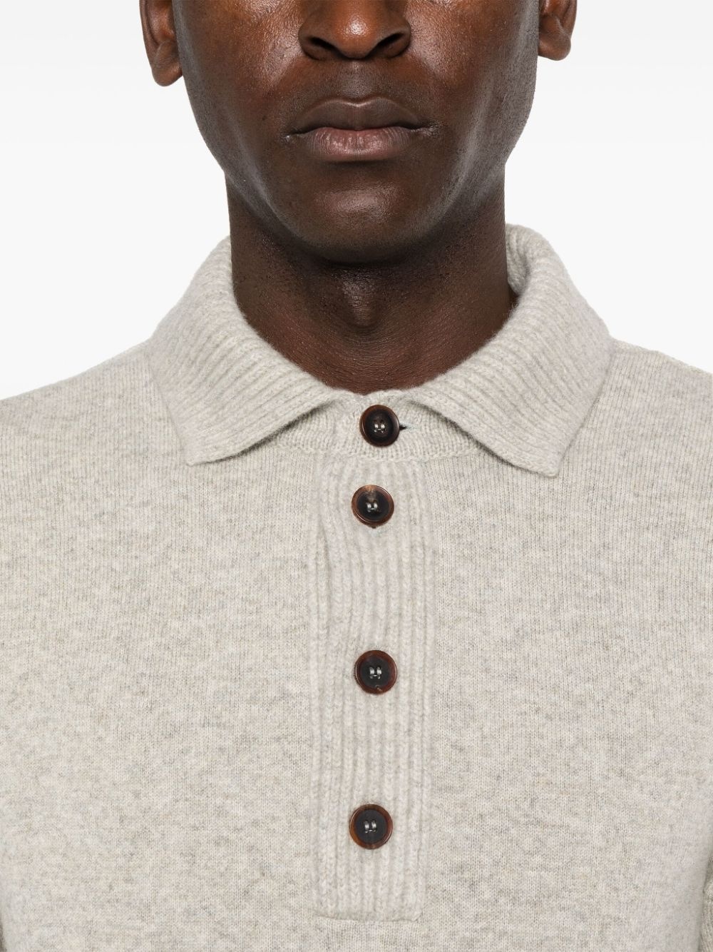 mÃ©lange fine-knit jumper - 5