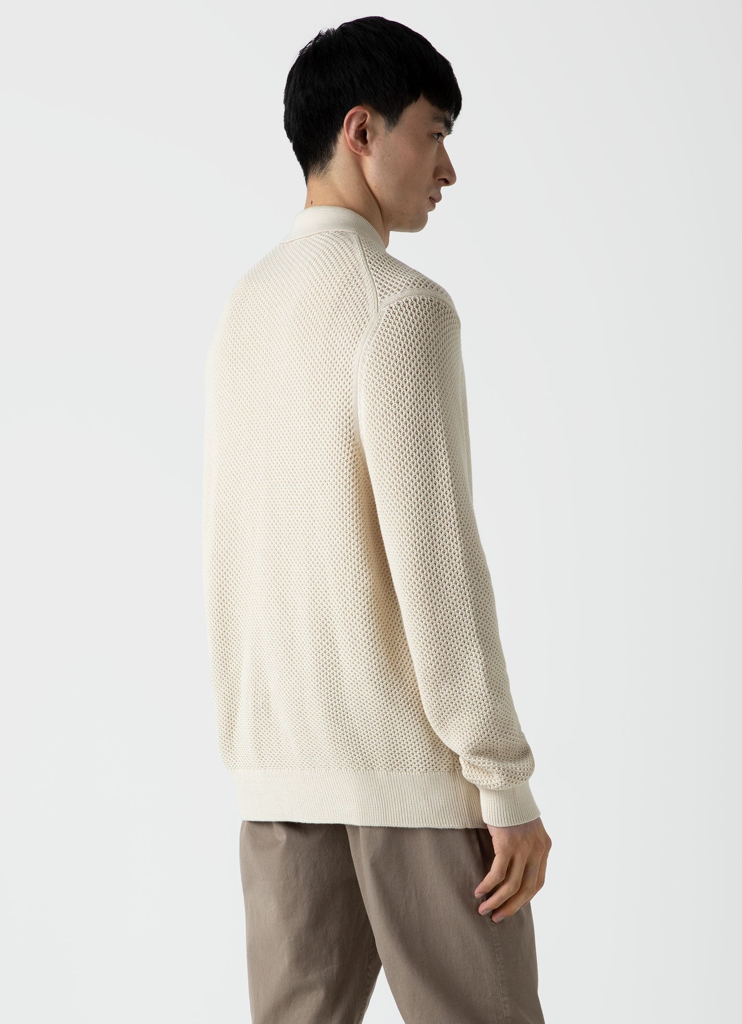 Sunspel x MR PORTER Mesh Knit Jacket - 4