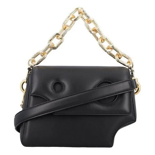 (WMNS) Off-White Logo Print Shoulder Bag 'Black' OWNN043F22LEA0011000 - 1