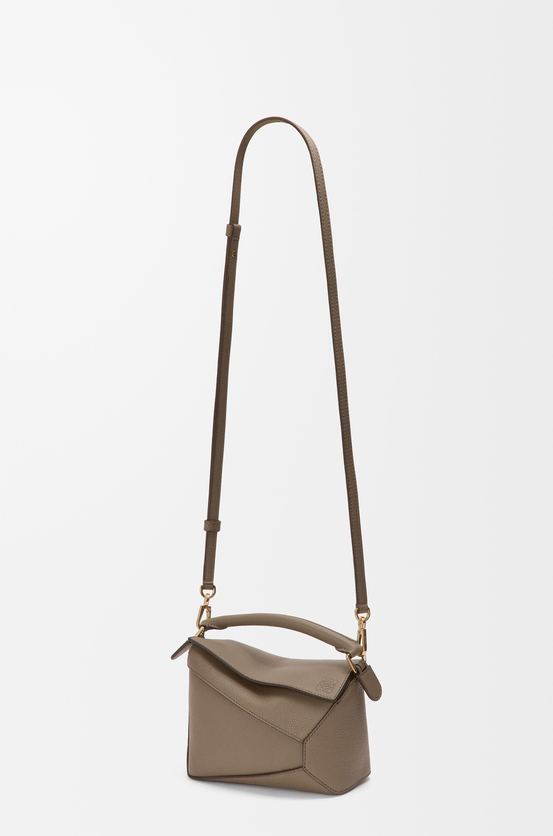 Mini Puzzle Edge bag in soft grained calfskin - 7