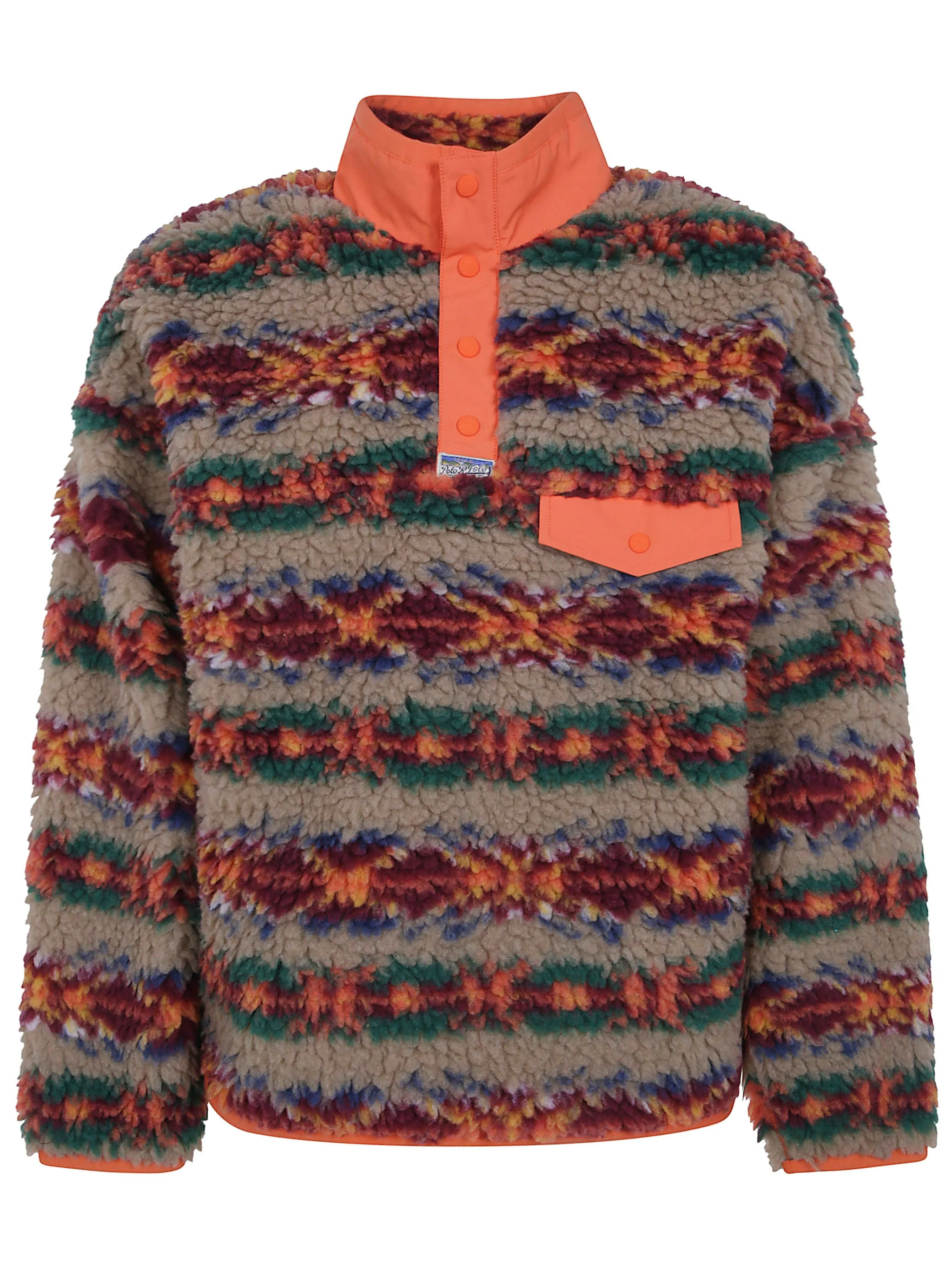 Sweater Red Rock Fairisle Knit Pullover - 1