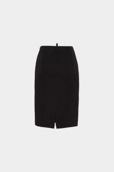 DSQUARED2 STRETCH WORSTED WOOL PENCIL SKIRT outlook