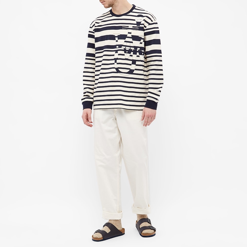 JW Anderson Long Sleeve Deconstructed Anchor Tee - 5