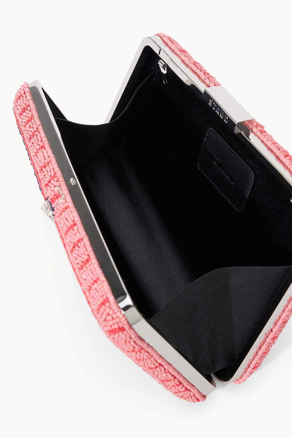 STAUD CARMELLA BEADED CLUTCH STAUDINES PINK - 5