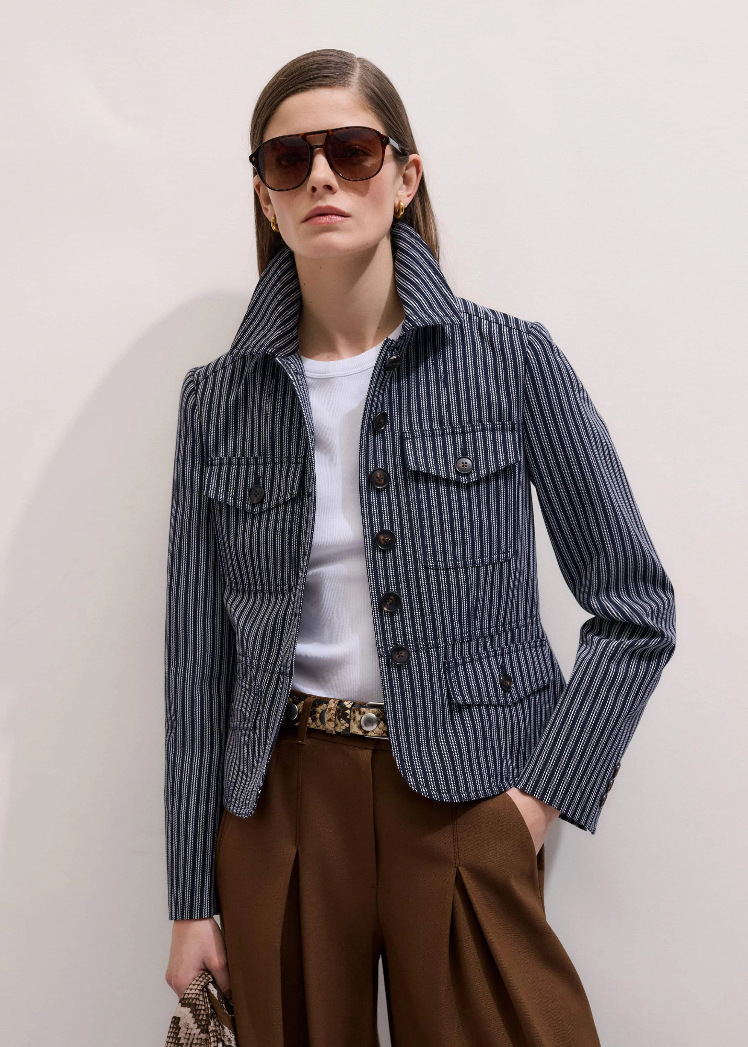 Fitted Military Jacket - 1