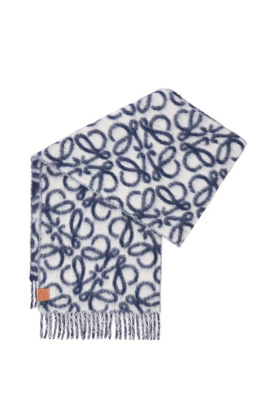 Loewe Anagram scarf in alpaca and wool outlook