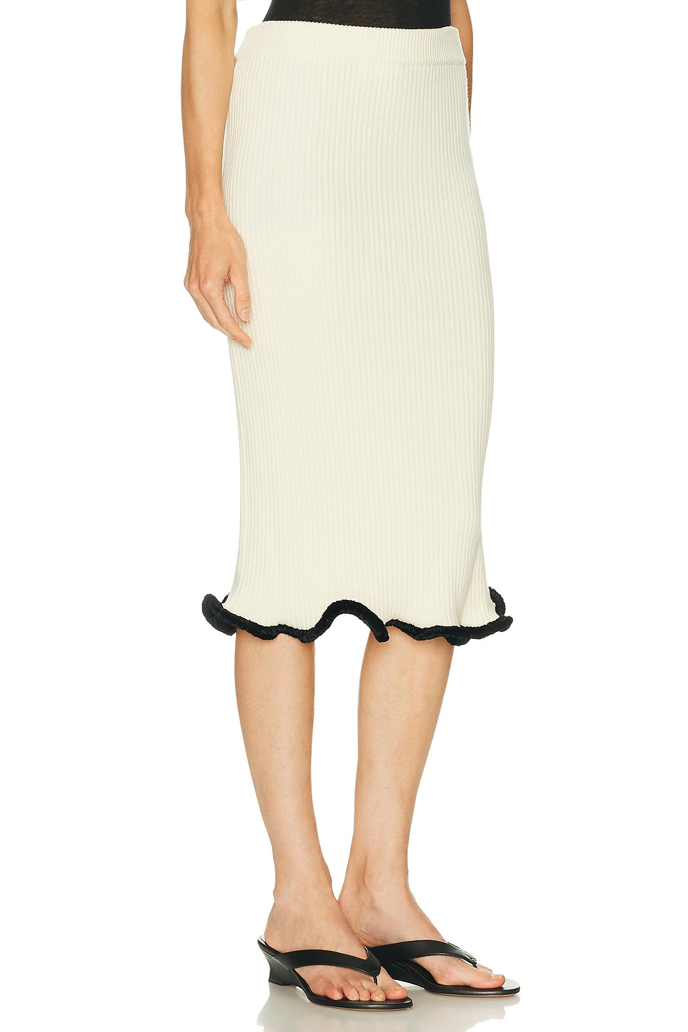 Velvet Frill Skirt - 2