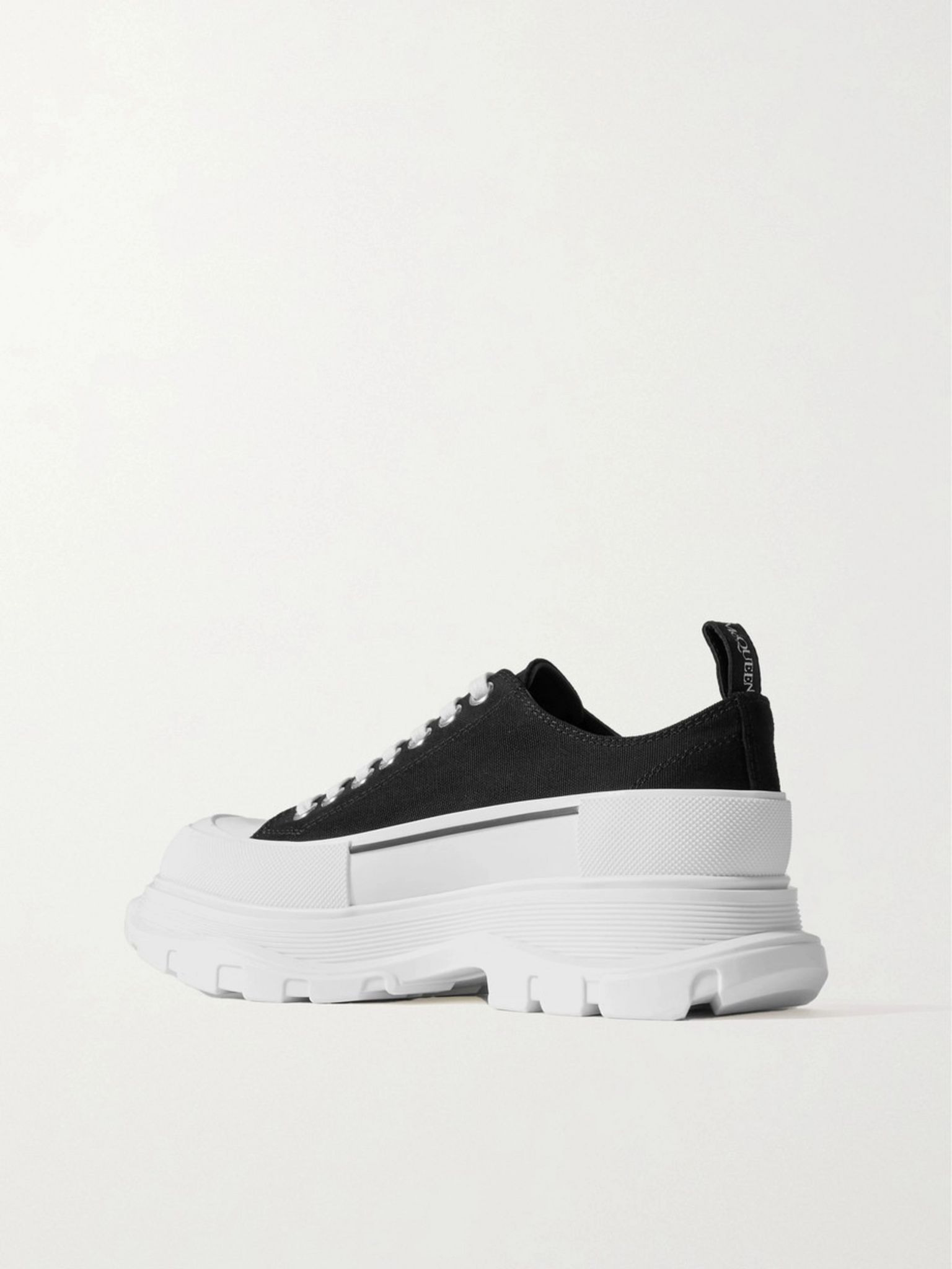 Tread Slick canvas exaggerated-sole sneakers Black - 3