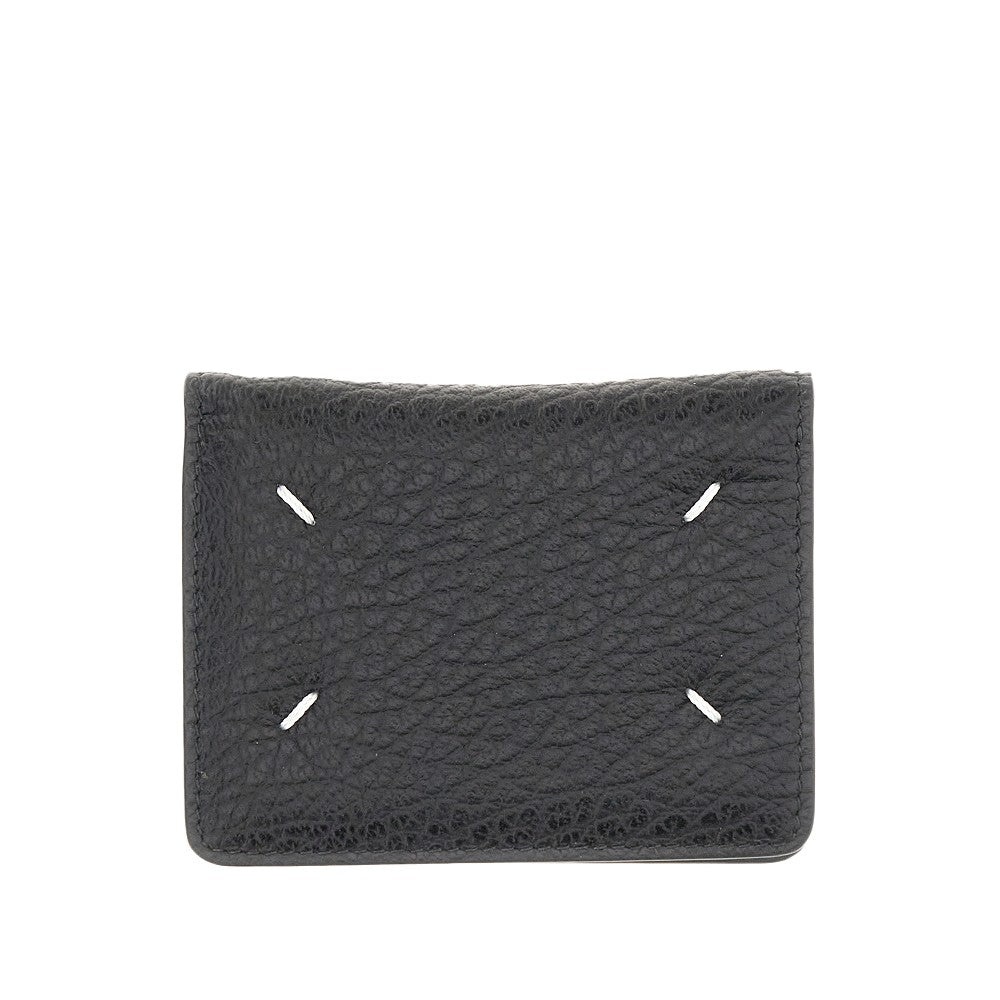 LEATHER CARDHOLDER WITH KEY-RING - 2