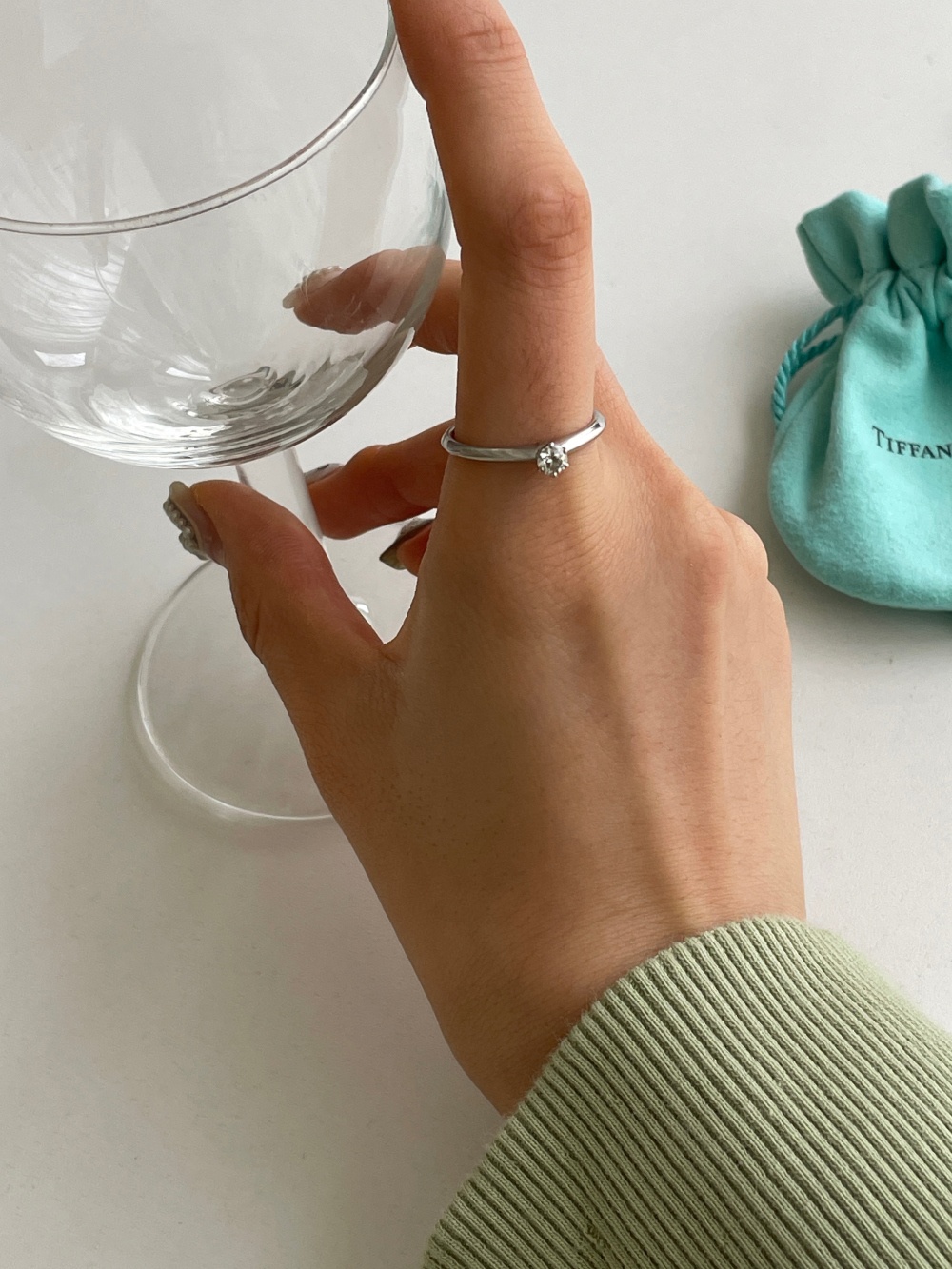 Tiffany - Tiffany & Co. 0.2 Carat Diamond Wedding Ring - 3