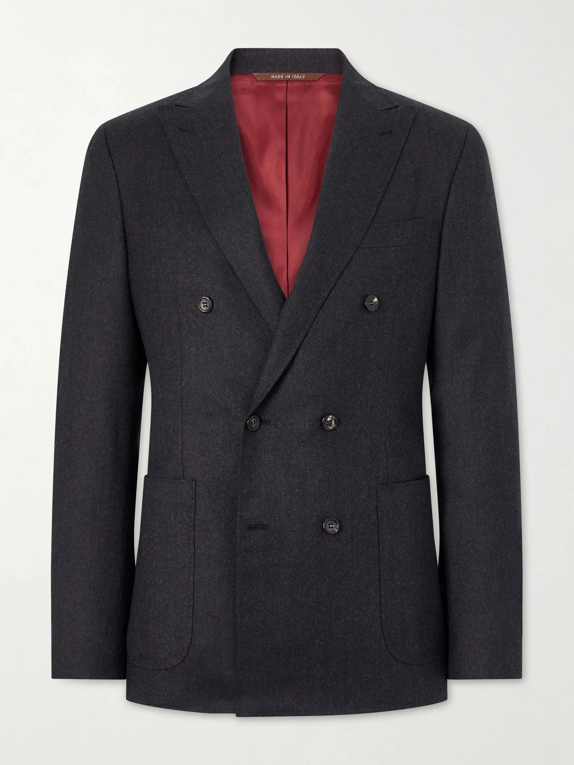 Kei Double-Breasted Wool Blazer - 1