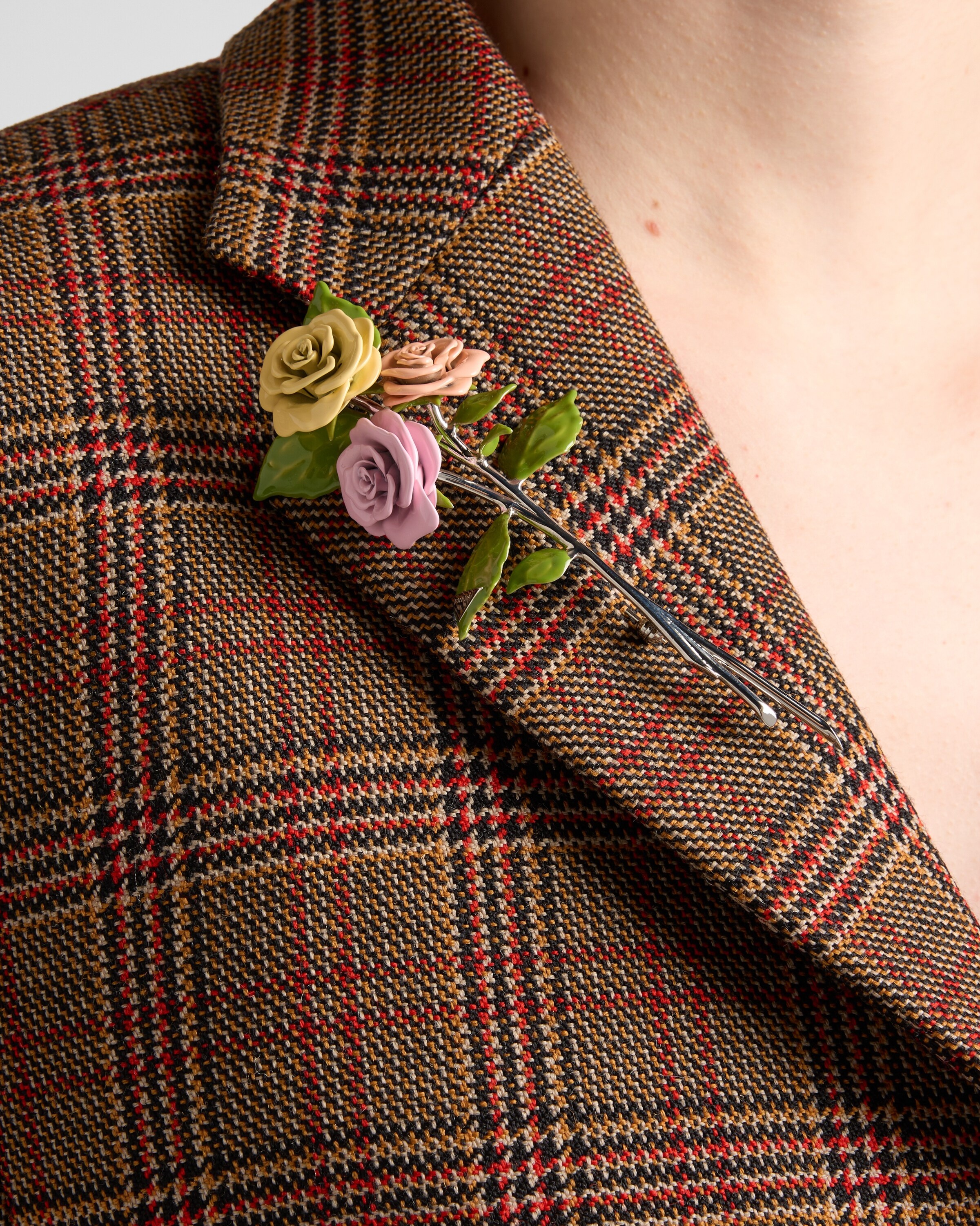 Single-breasted Prince of Wales checked jacket - 4
