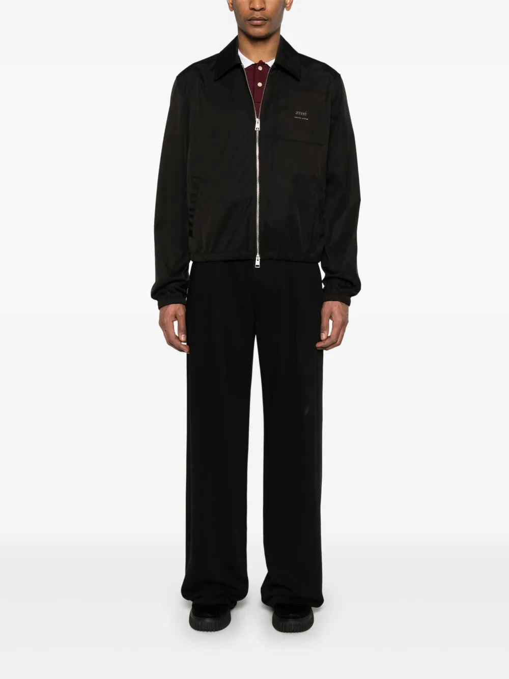 Blouson zippé Ami alexandre mattiussi - 2