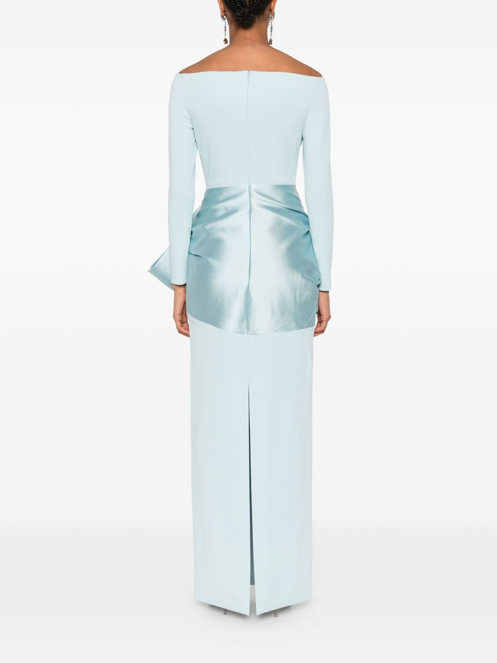 Kori bow-detail maxi dress - 4