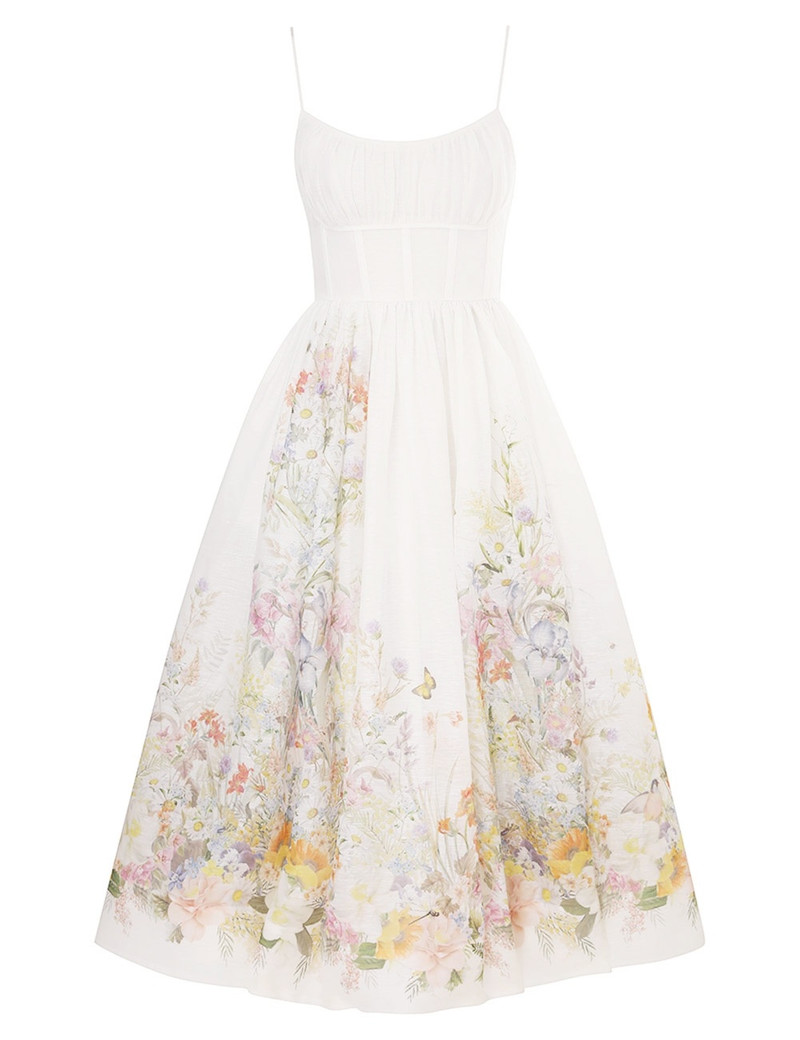 NATURA RUCHED MIDI DRESS 1