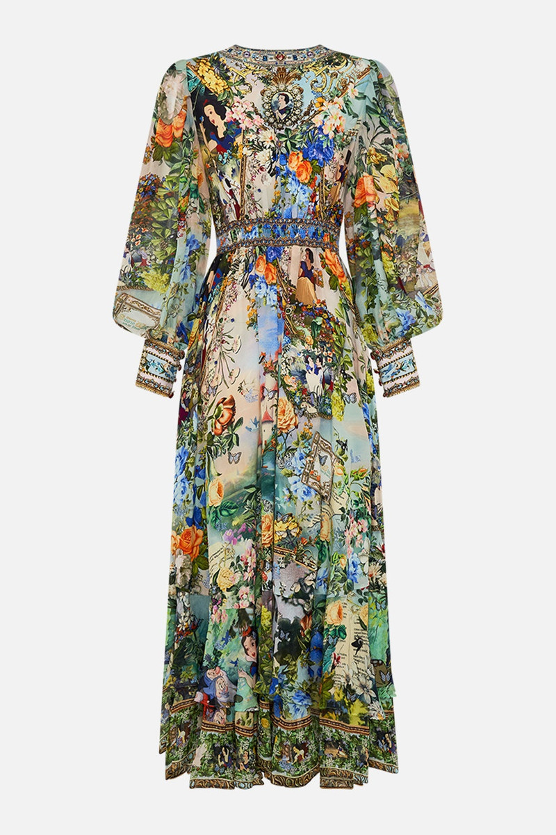LONG BUTTON FRONT DRESS 8
