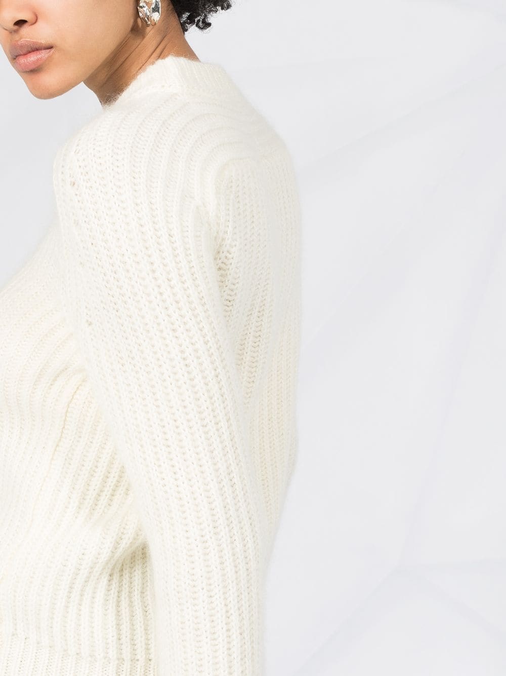 rib-knit jumper - 5