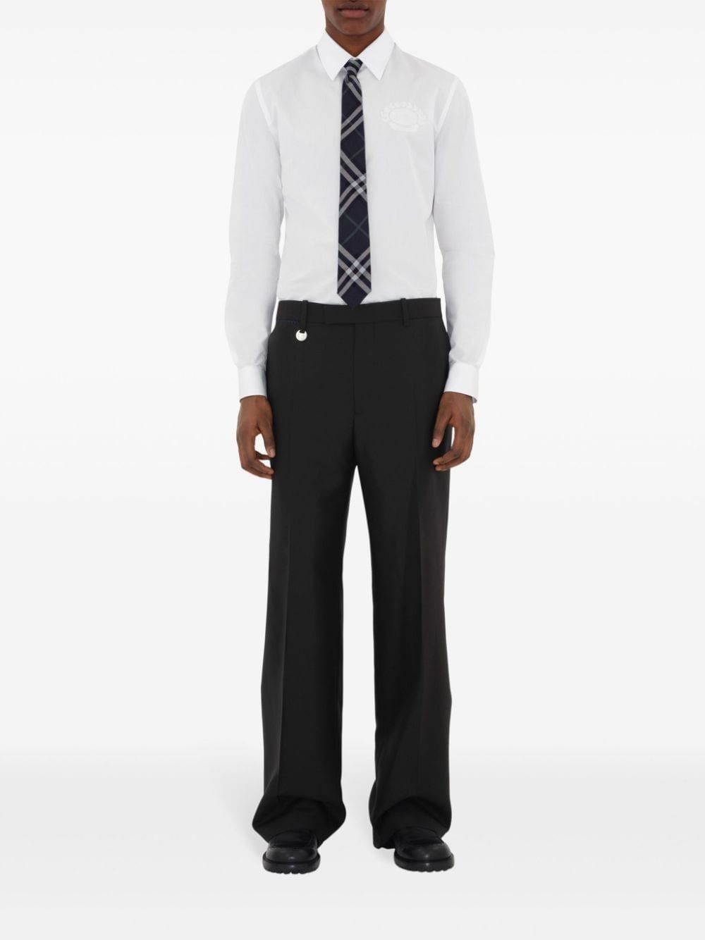 Nova Check silk tie - 3