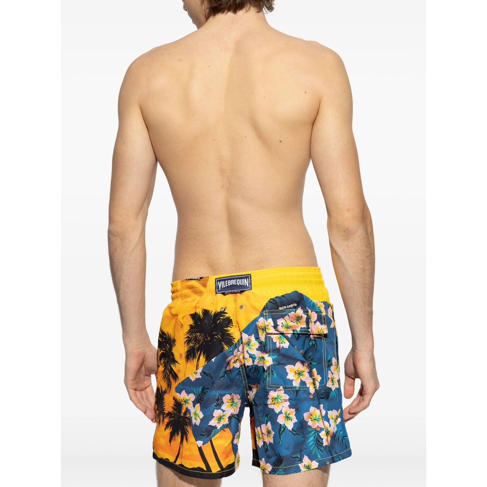 Blue  Yellow Beachwear - 3