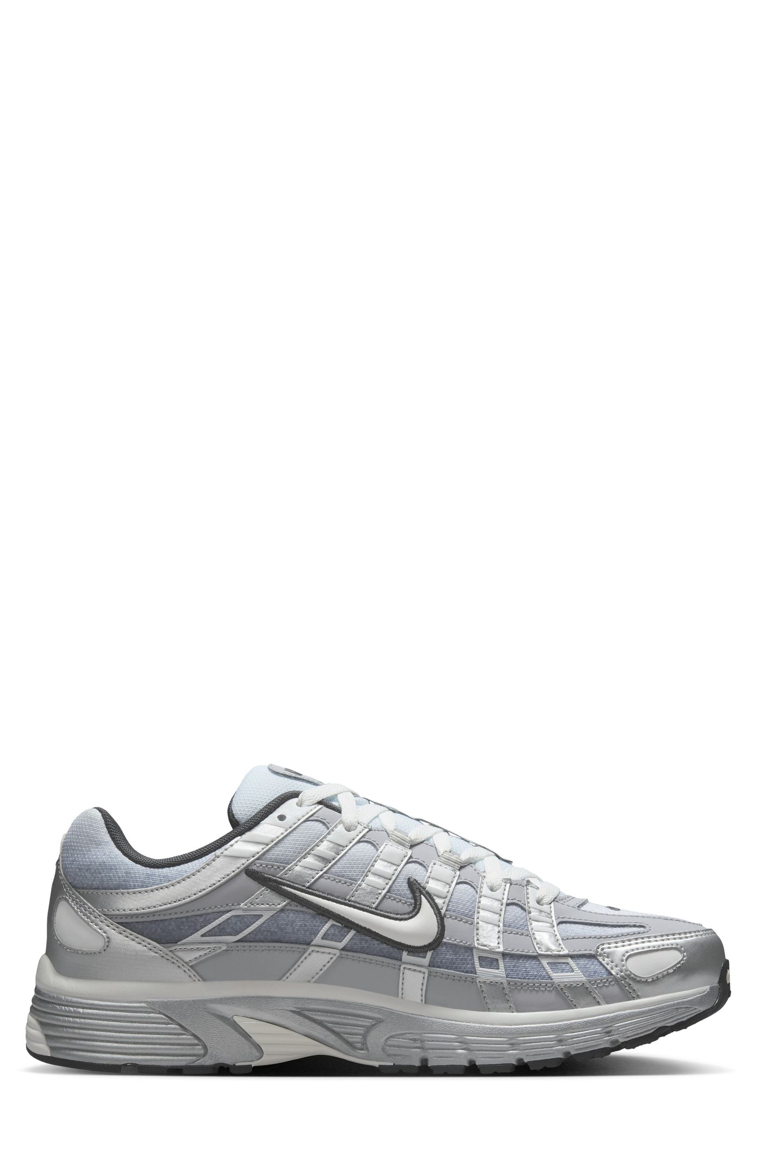 Nike P-6000 Sneaker in Metallic Silver/Summit White at Nordstrom - 2