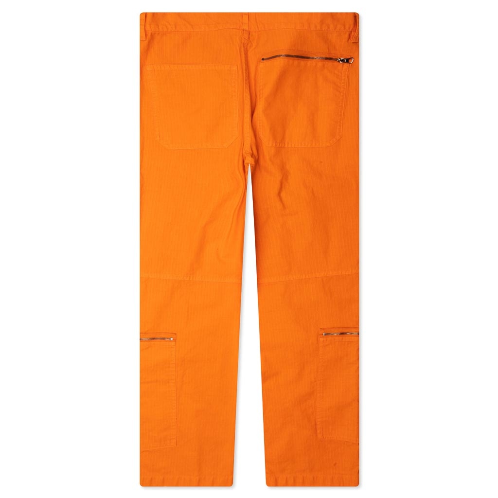 FLIGHT PANT RIPSTOP PIGMENT DYED - ORANGE - 2