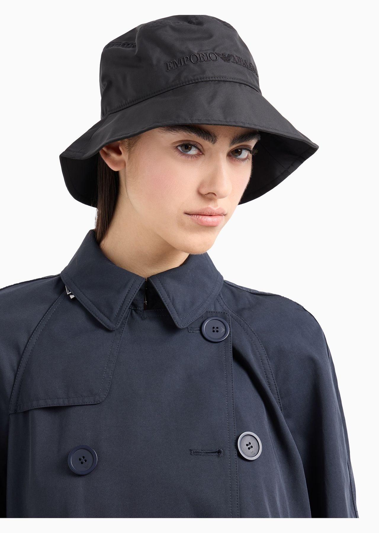 Nylon cloche with embroidered logo - 3