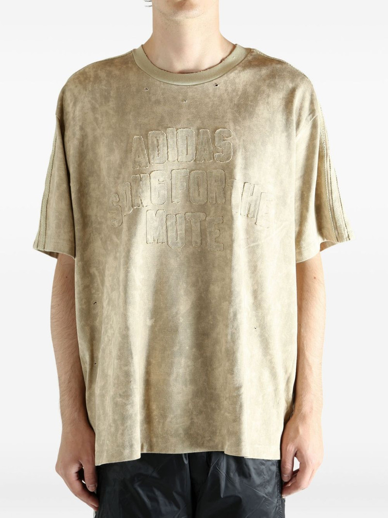 adidas x Song for the Mute oversized logo T-shirt outlook