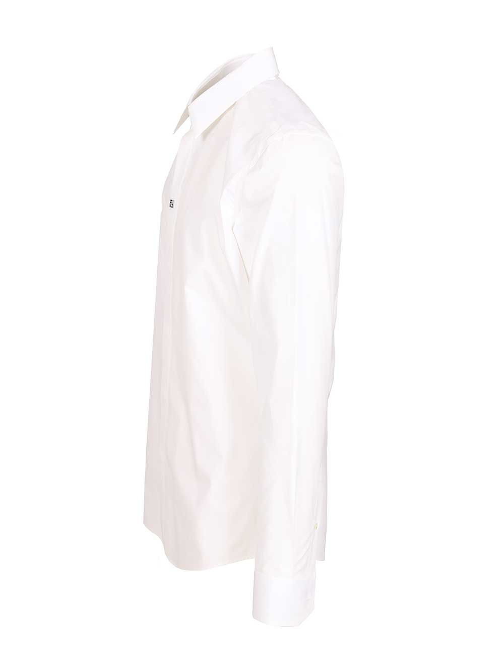 Camicia R Half C. Popeline Shirts White - 3