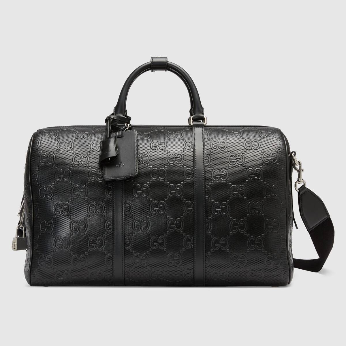 GG embossed duffle bag - 1