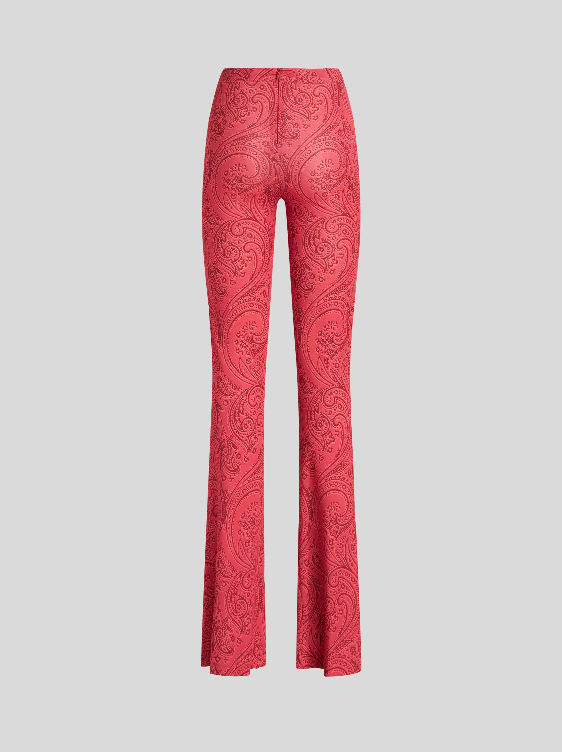 PAISLEY PATTERN FLARED TROUSERS - 5
