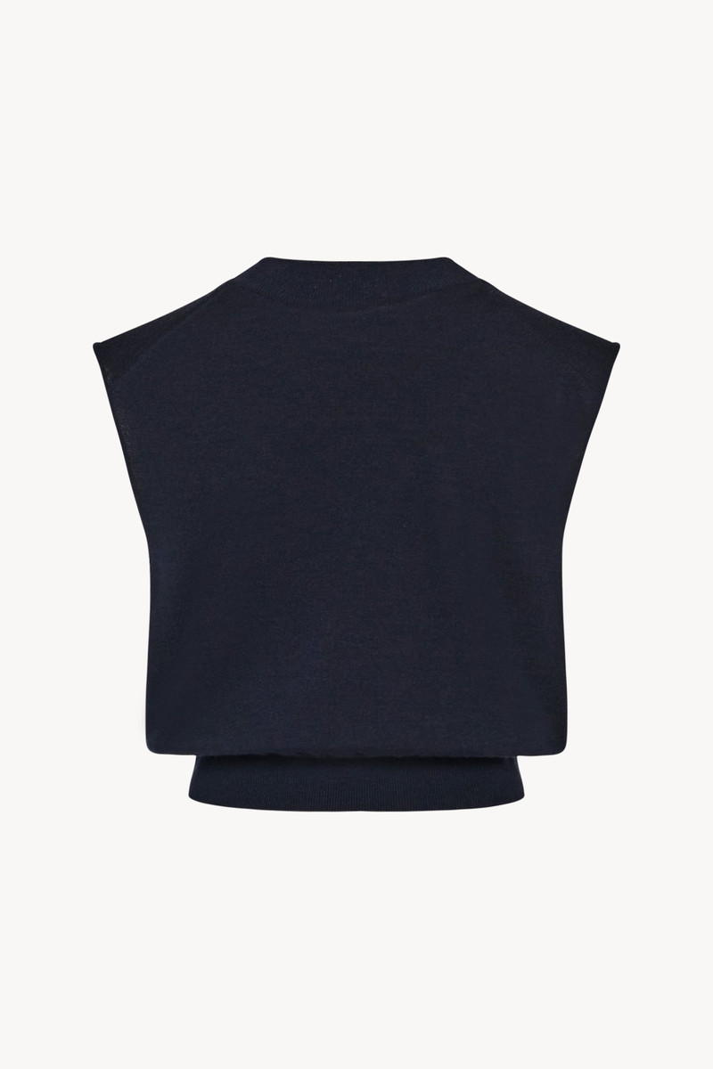 The Row Flavia Top in Wool and Silk outlook