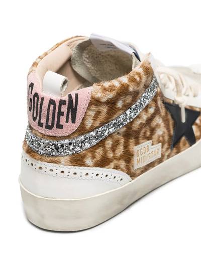 Golden Goose star-patch lace-up sneakers outlook