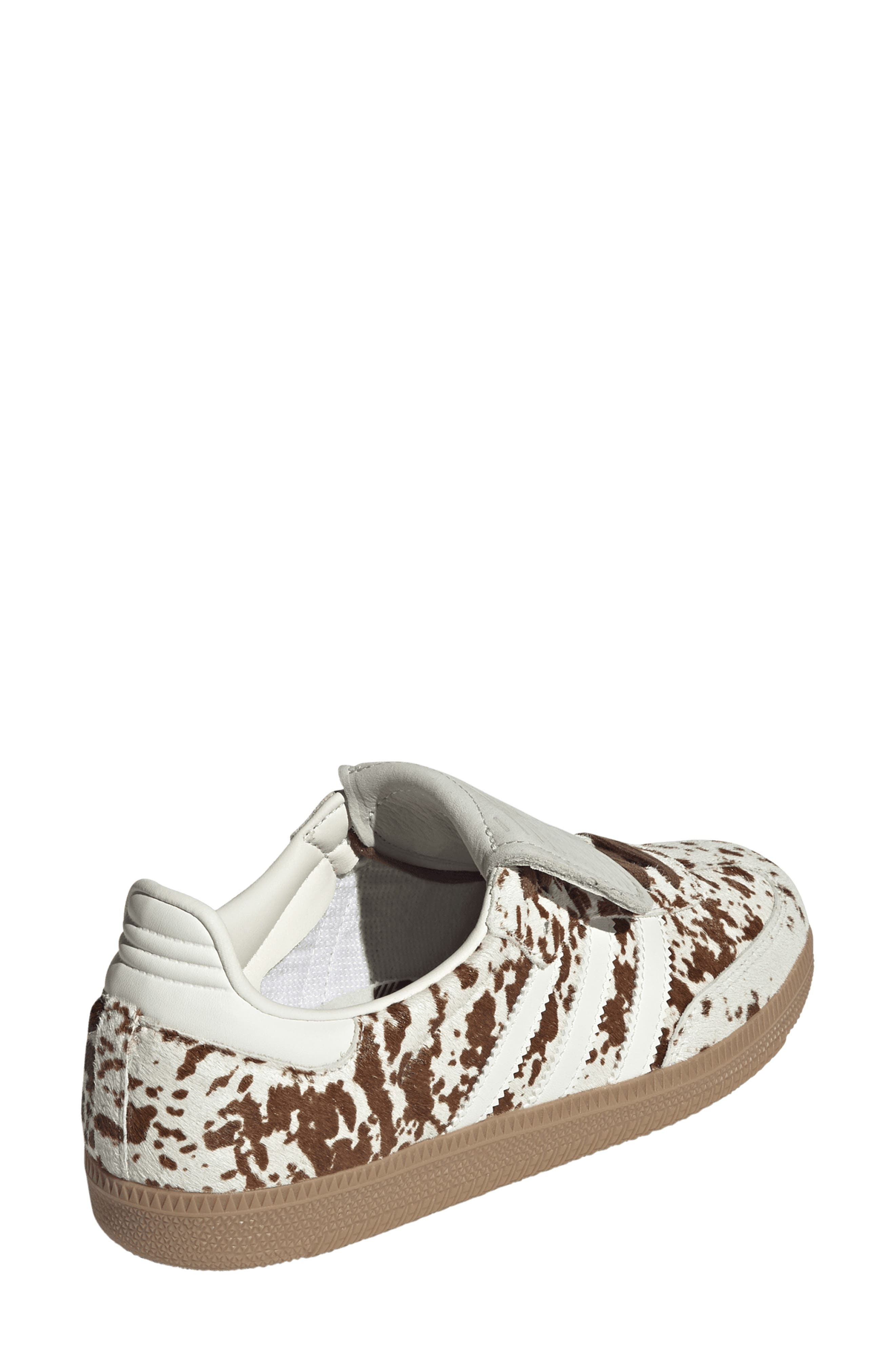 adidas Samba LT Genuine Calf Hair Sneaker in Off White/Lucid Pink/Gum at Nordstrom - 2