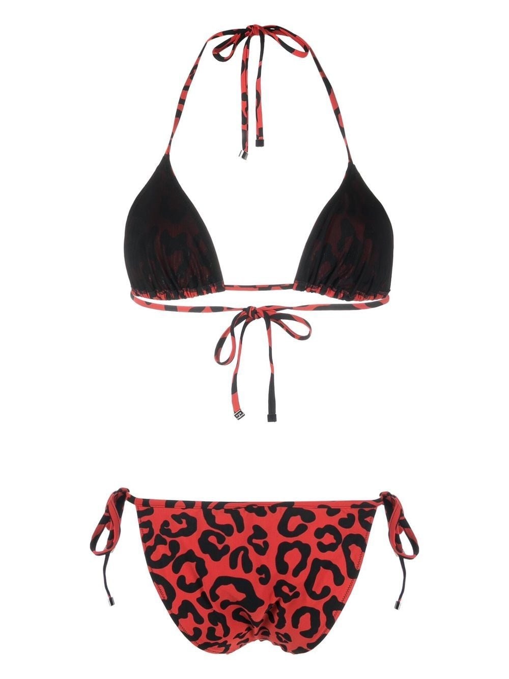 leopard-print bikini set - 2