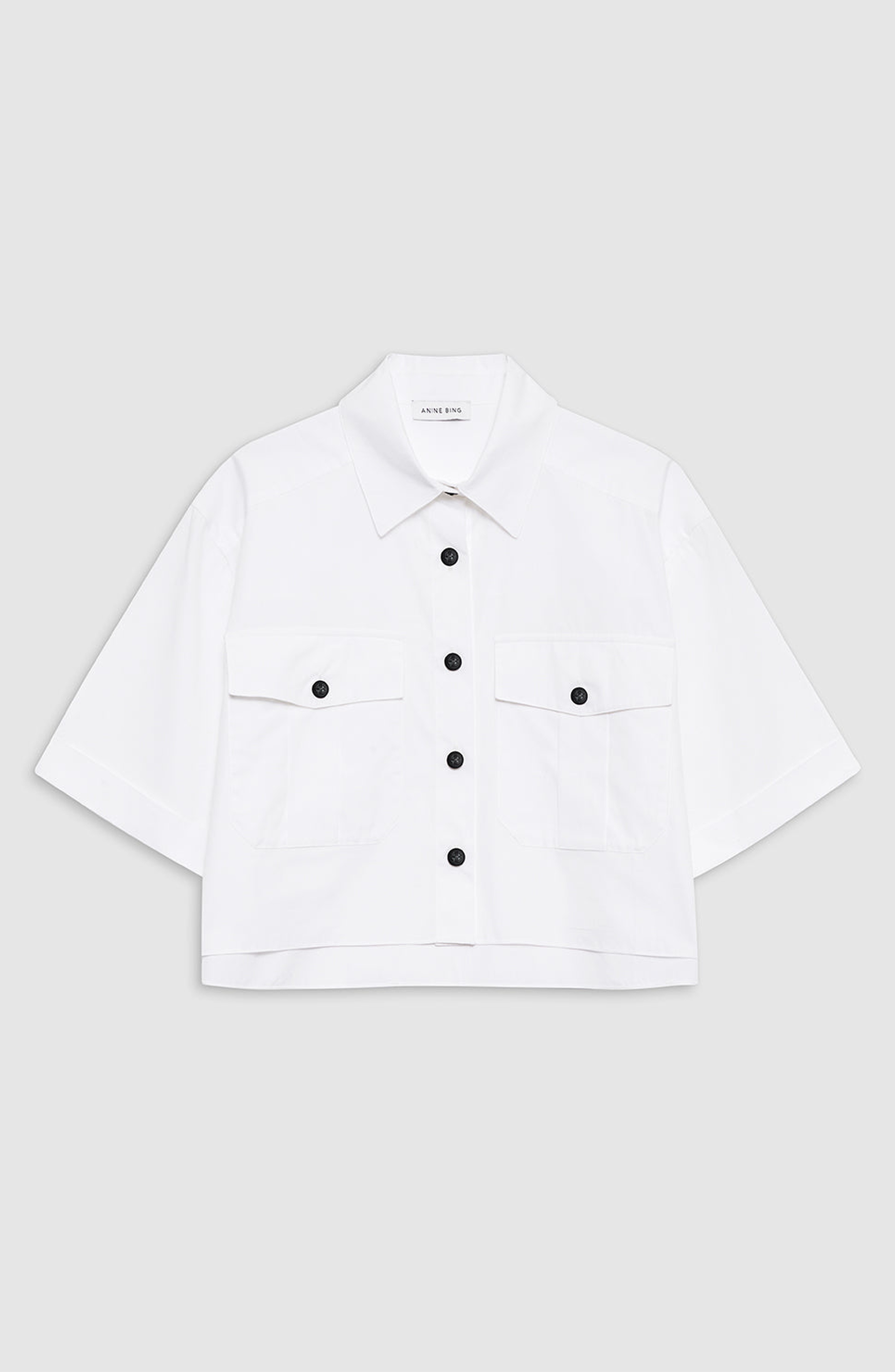 ANINE BING Edith Shirt in White at Nordstrom - 4