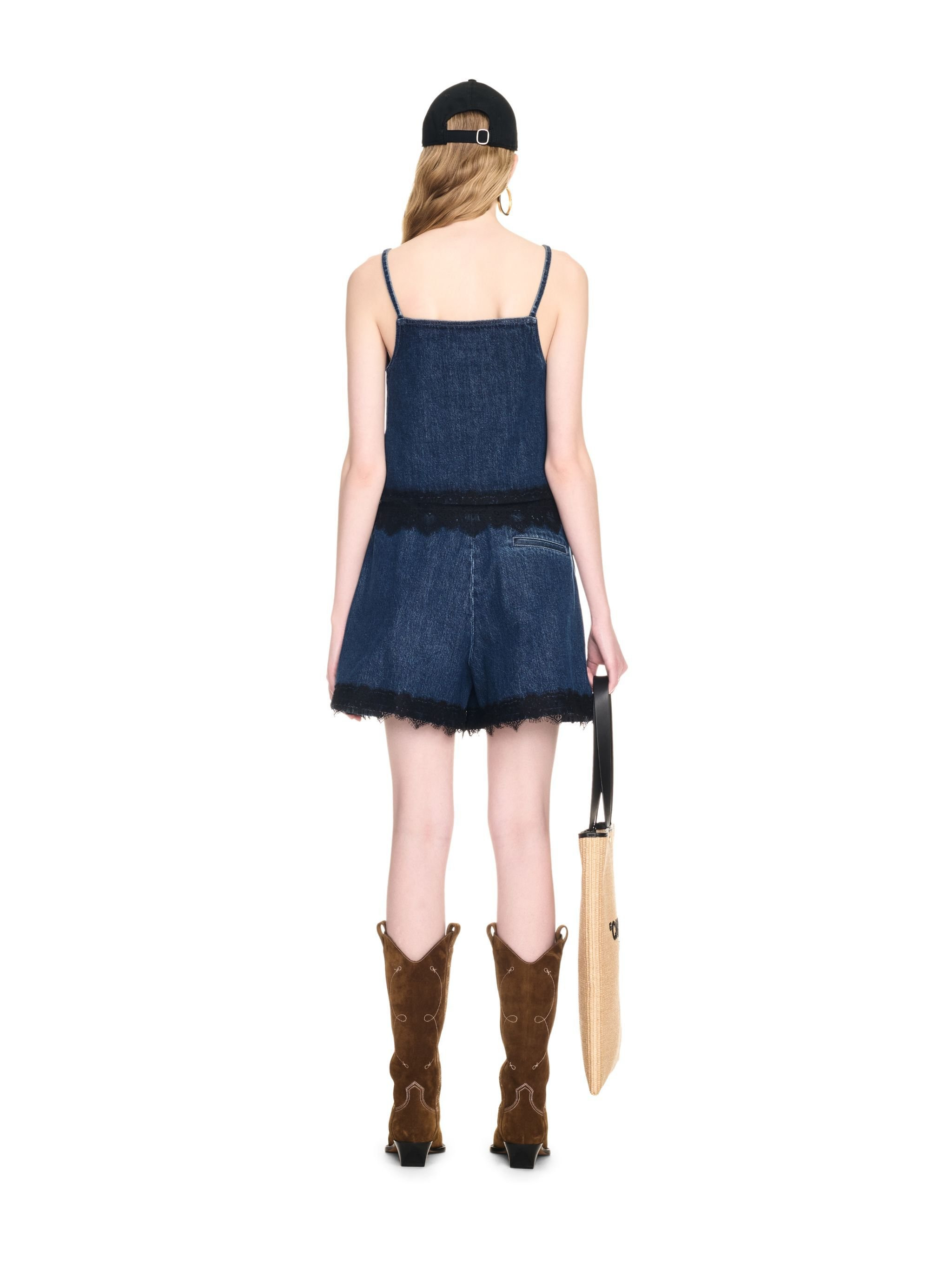 Lace 20s Denim Short - 4
