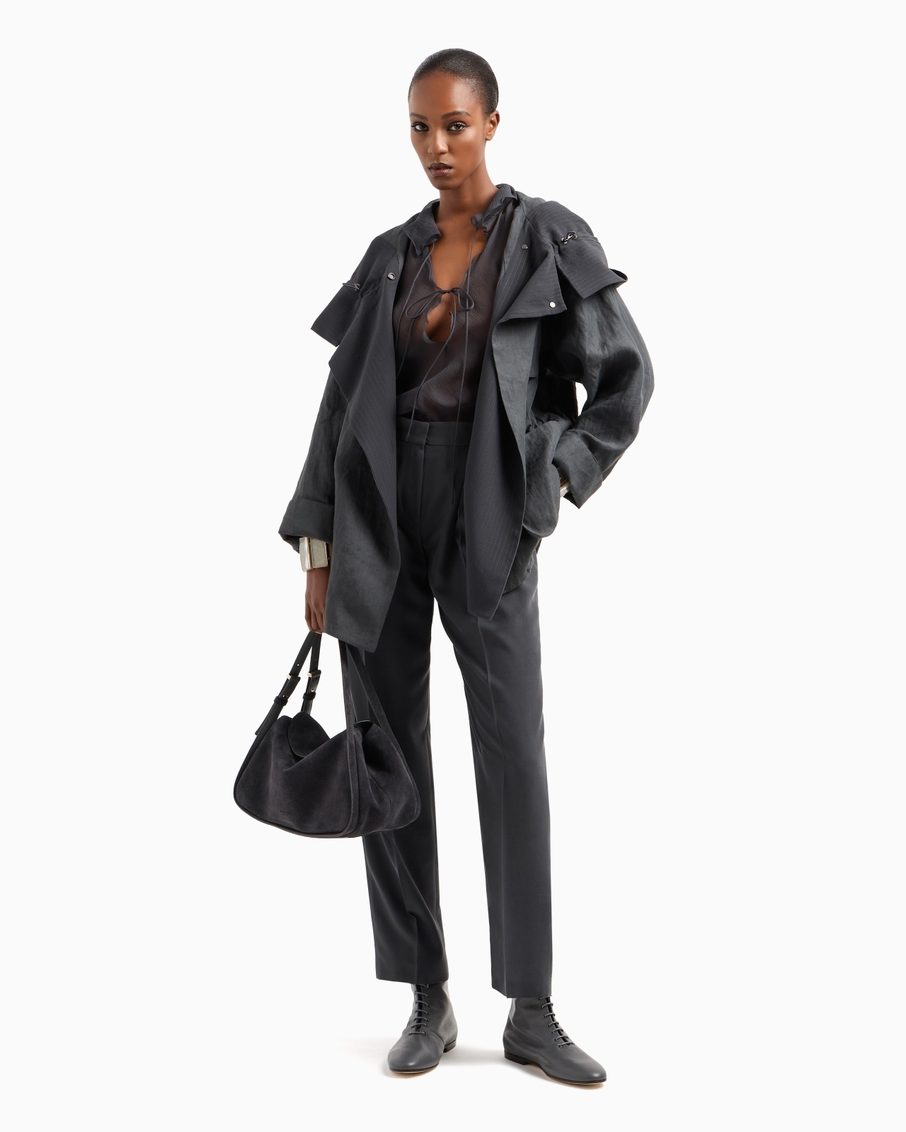 SILK CRÉPON SHIRT - 2