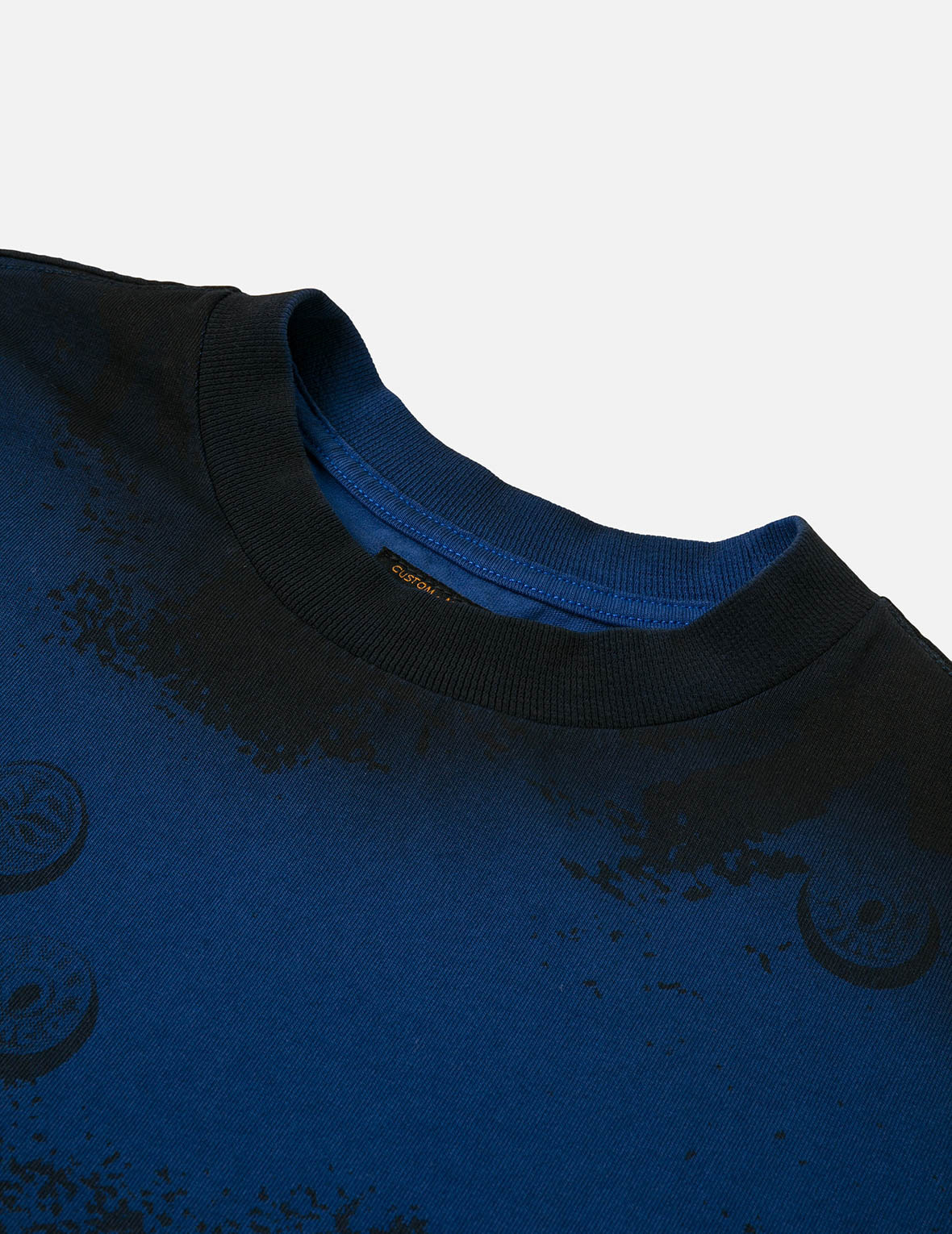Button Seagull Print Oversized T-Shirt - 5