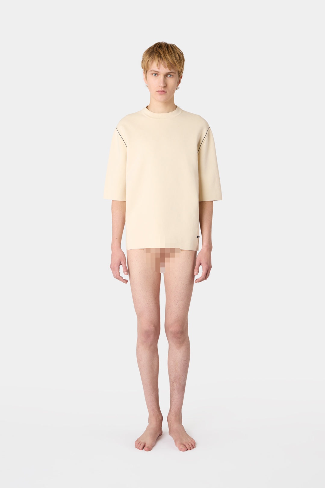 MAGLIAUNITA T-SHIRT / cream - 3