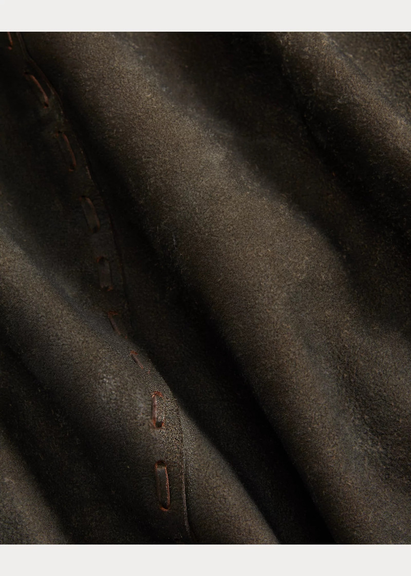 Slim Fit Suede Western Shirt 6