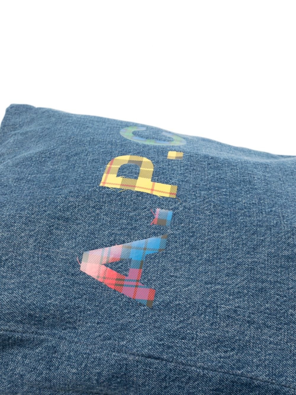 A.P.C. logo-print denim tote bag | REVERSIBLE