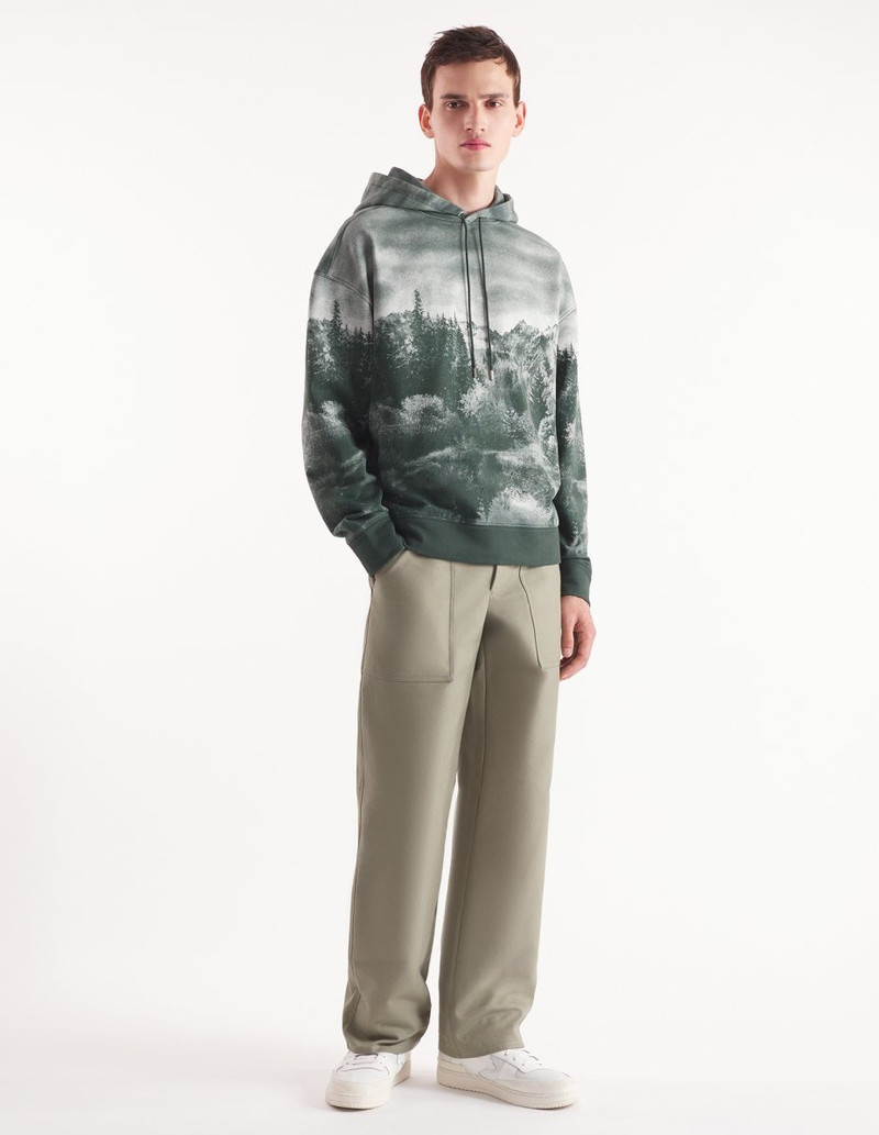 Maison Kitsuné LANDSCAPE OVERSIZE HOODIE outlook