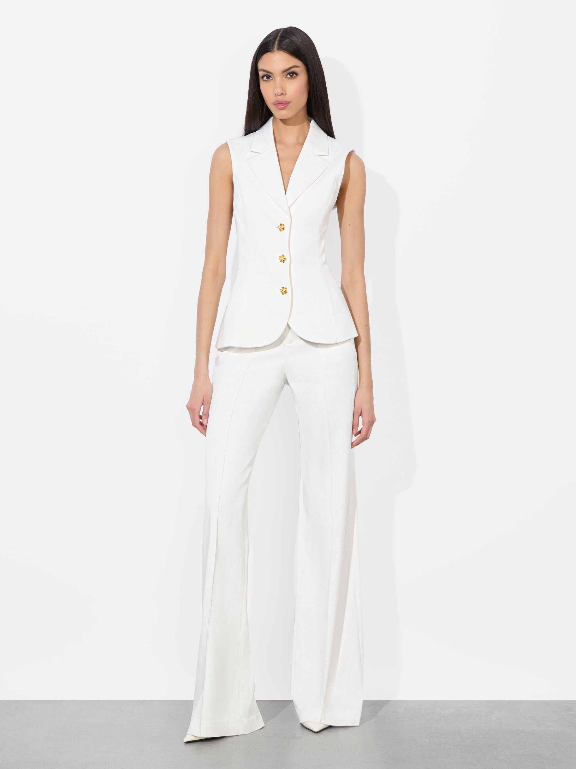 SAMMIE SCULPTED BLAZER VEST - 3