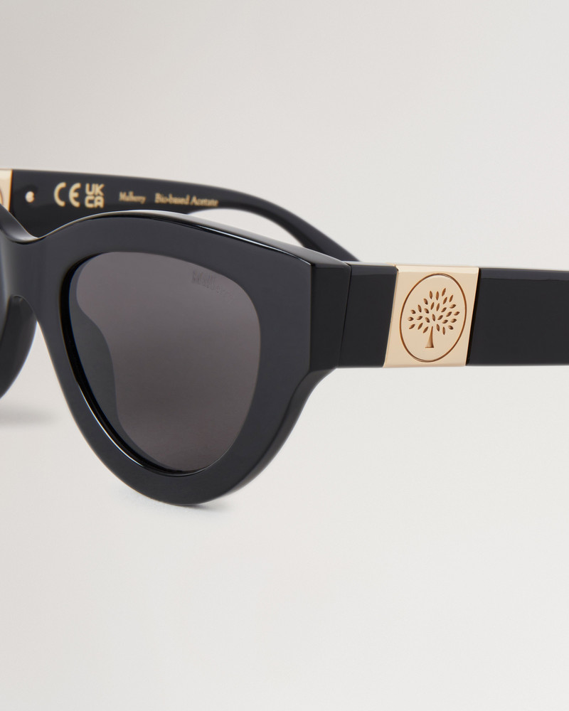 Mulberry Luna Sunglasses
Black Bio Acetate outlook
