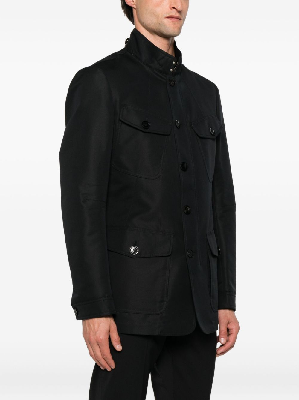 flap-pocket jacket - 3