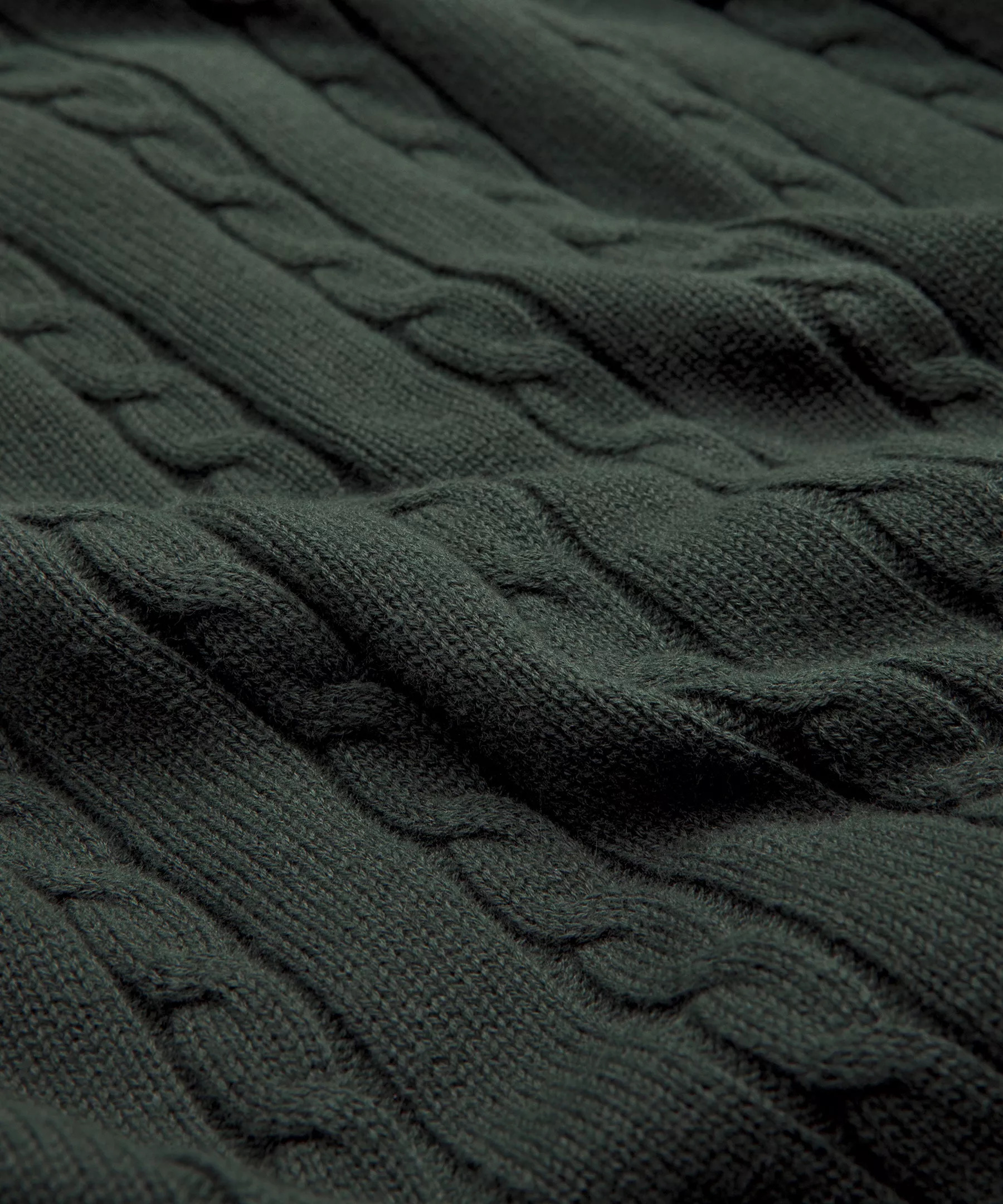Cotton-Blend Cable-Knit Cardigan - 7