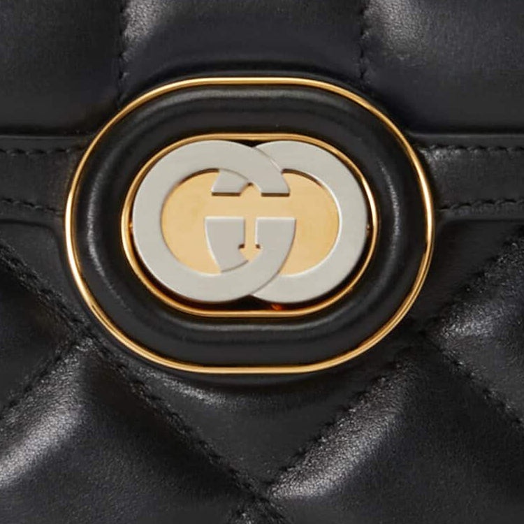 (WMNS) Gucci Deco Mini Shoulder Bag 'Black' 741457-AAB7A-1000 - 8