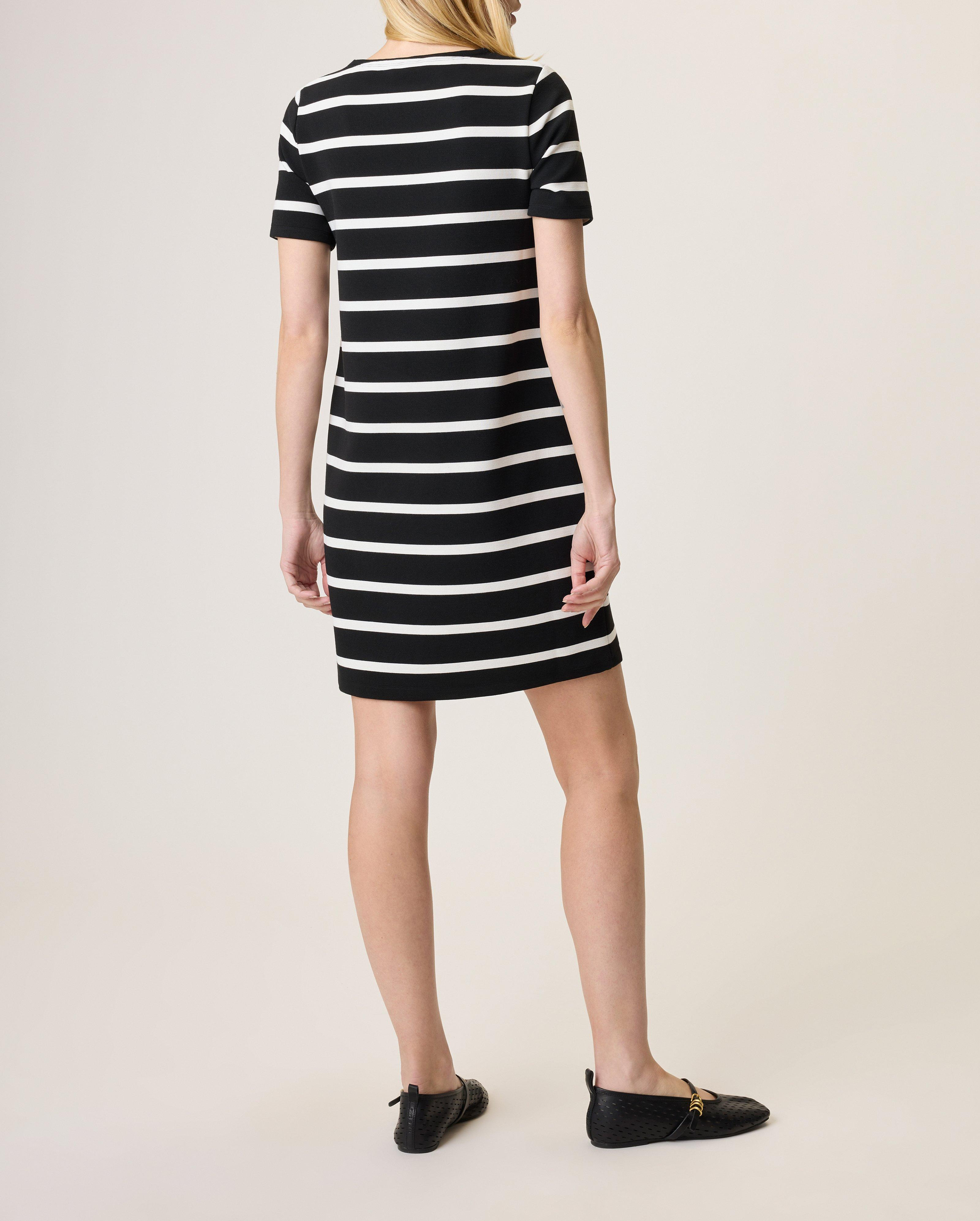 Colette Striped Short Sleeve Dress - 2