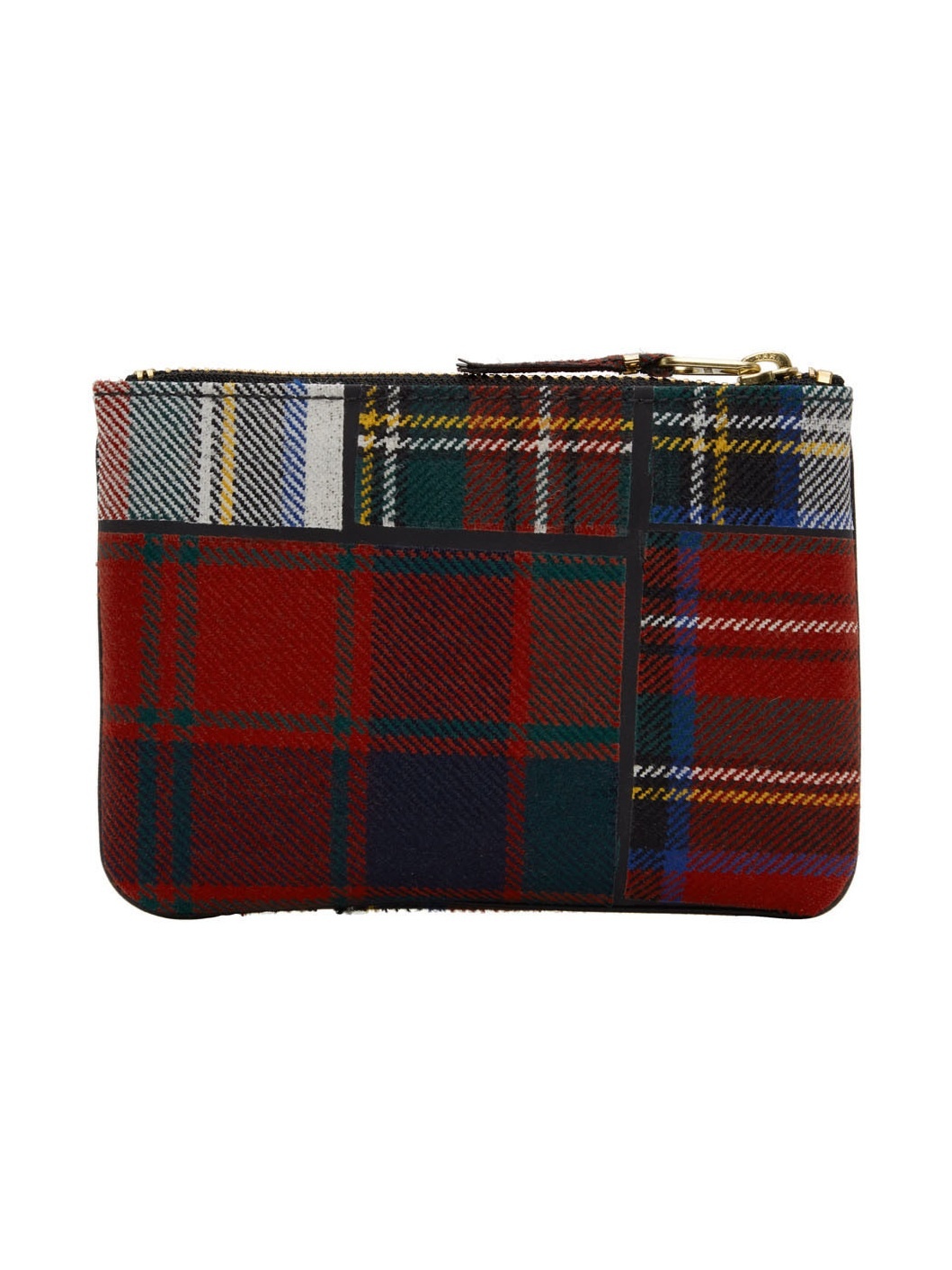 Red Tartan Patchwork Pouch - 2