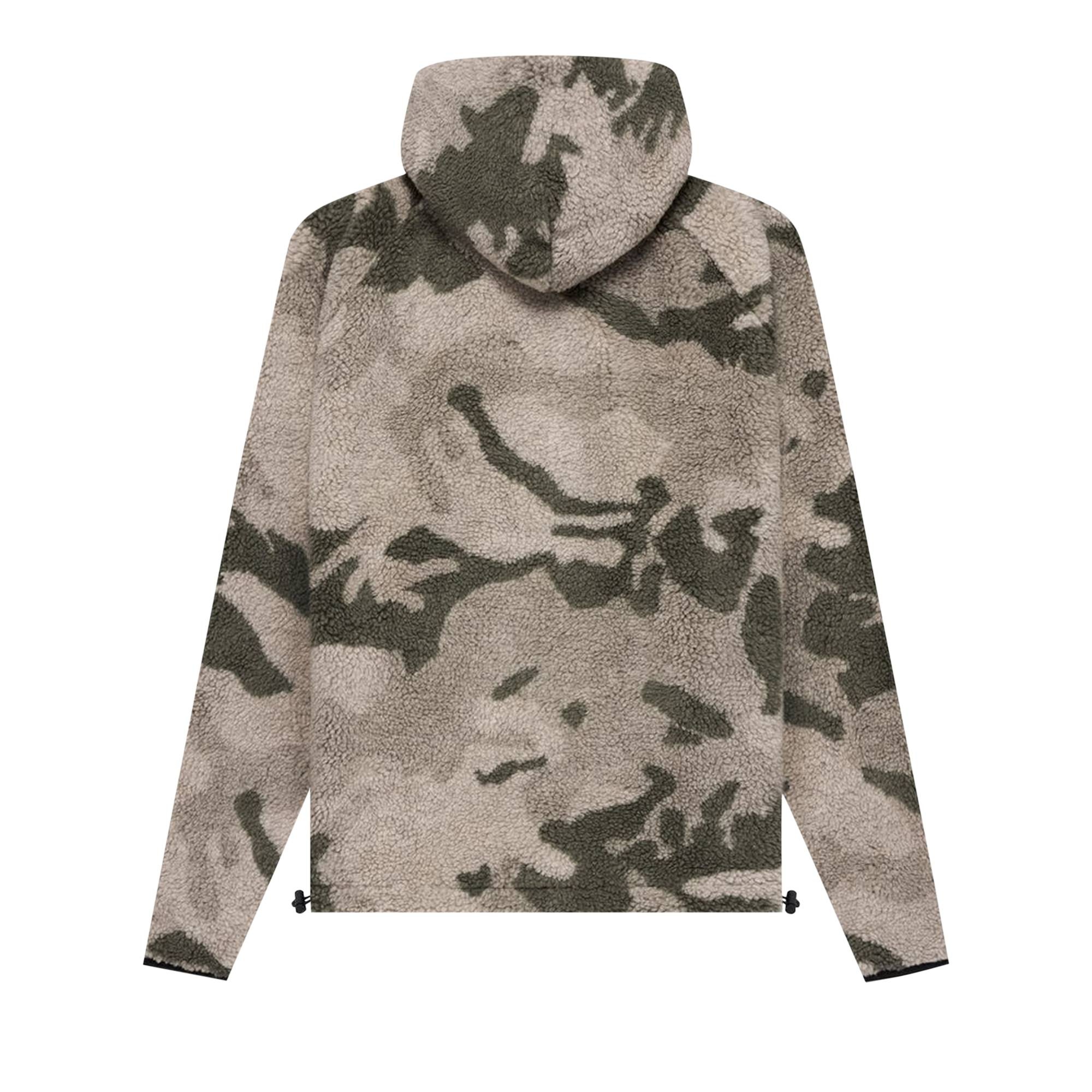 Fear of God Essentials Polar Fleece Half Zip Hoodie 'Camo' - 2